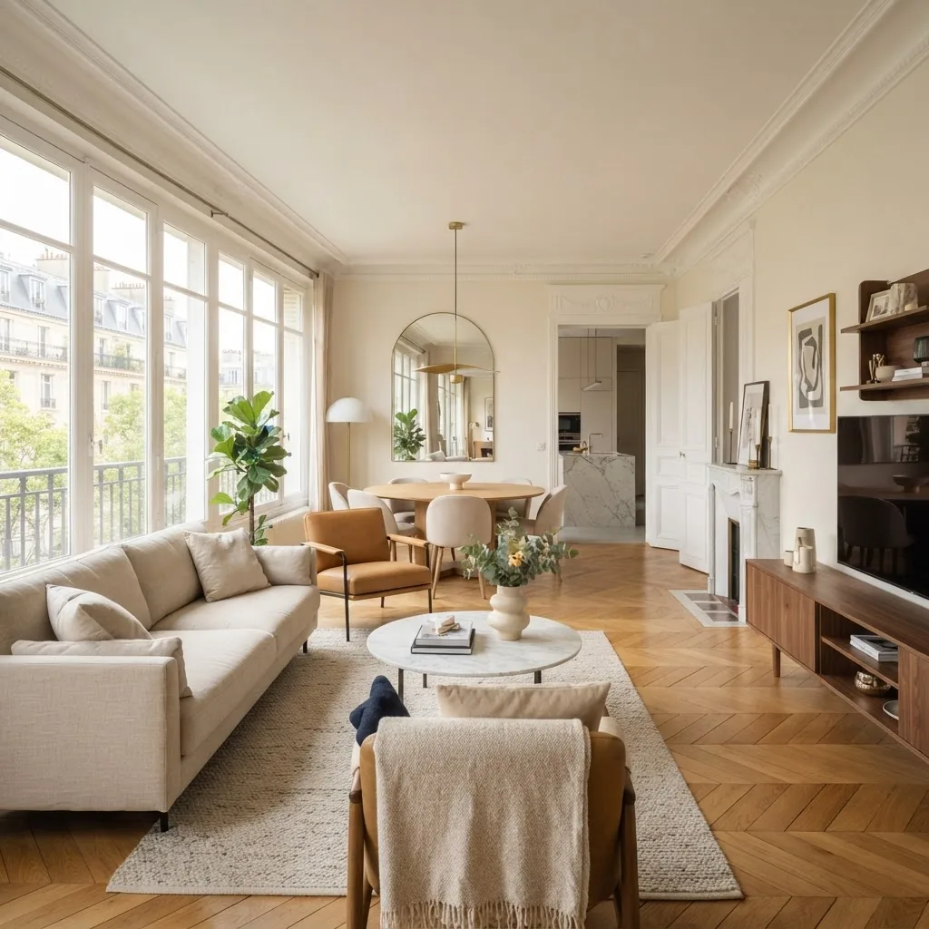 Appartement rénové préparé pour une mise en vente